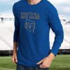 Nayked Apparel Men'S Ridiculously Soft Cotton Long Sleeve Graphic Tee | Football And Beer