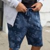 Nayked Apparel Men'S Tie Dye Fleece Shorts