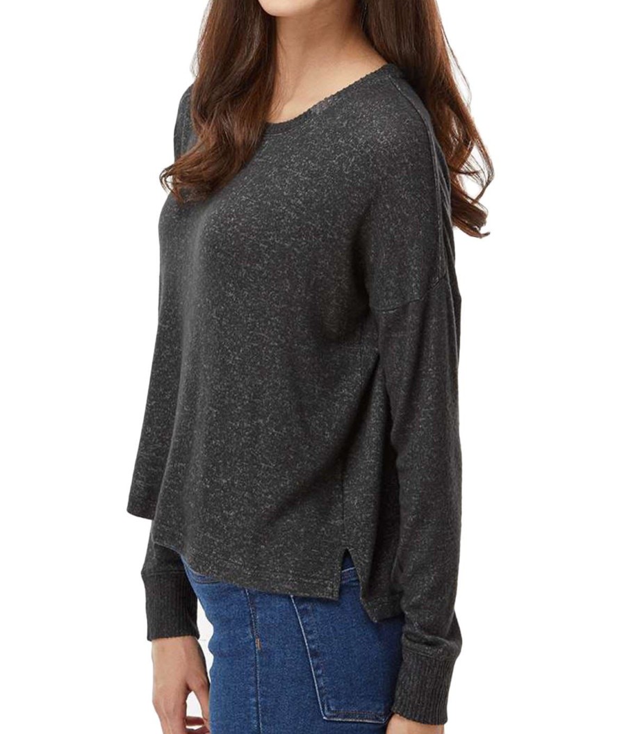 Nayked Apparel Women'S Ridiculously Soft Cuddle Fleece Boxy Pullover