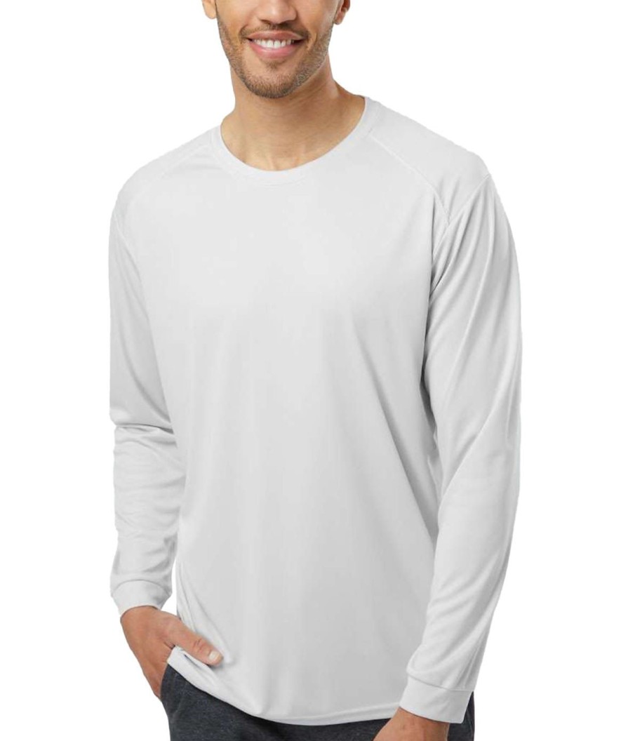 Nayked Apparel Men'S Long Islander Performance Upf Long Sleeve T-Shirt