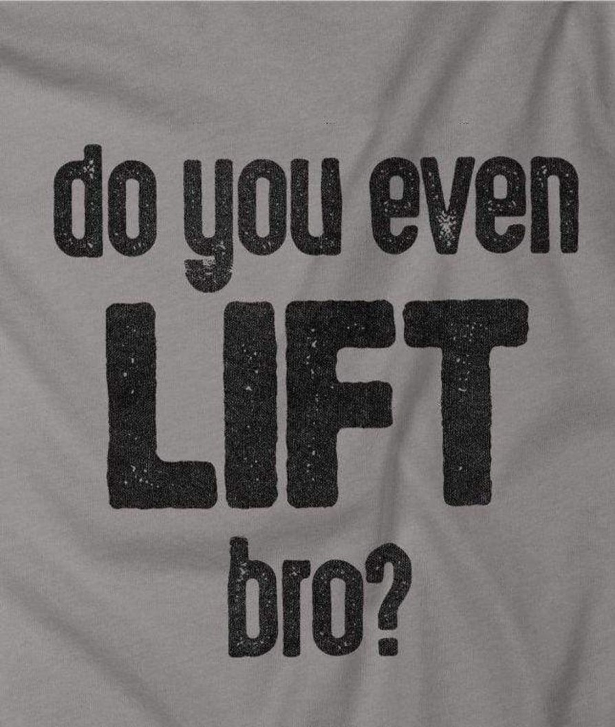 Nayked Apparel Men'S Ridiculously Soft Lightweight Graphic Tee | Do You Even Lift, Bro?