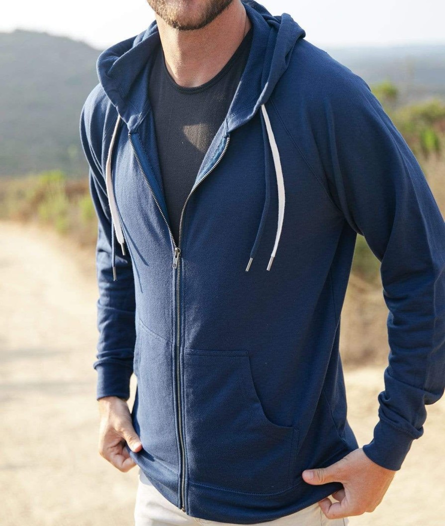 Nayked Apparel Men'S French Terry Full-Zip Hoodie