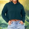 Nayked Apparel Women'S Ridiculously Soft Cropped Hoodie