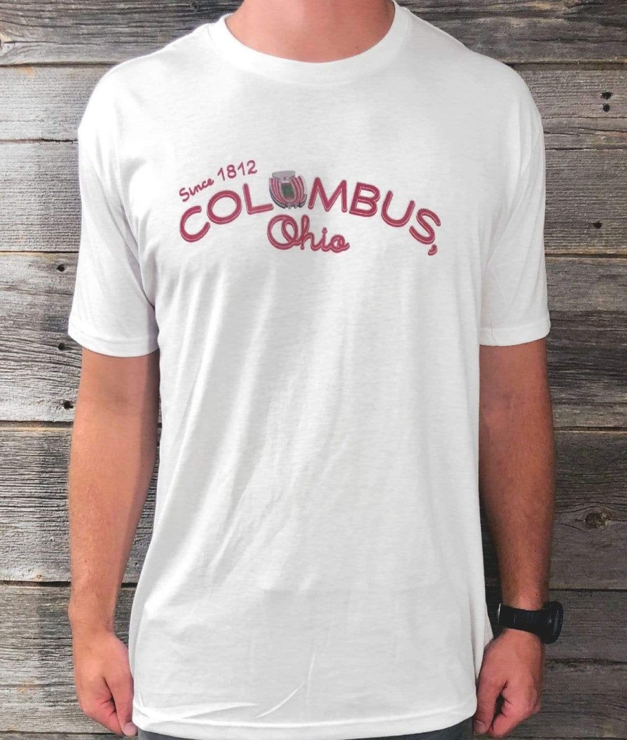 Nayked Apparel Men'S Ridiculously Soft Midweight Graphic Tee | Columbus, Ohio