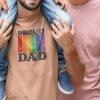 Nayked Apparel Men'S Ridiculously Soft Lightweight Graphic Tee | Proud Dad