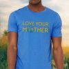 Nayked Apparel Ridiculously Soft Heather Sueded Graphic Tee | Love Your Mother