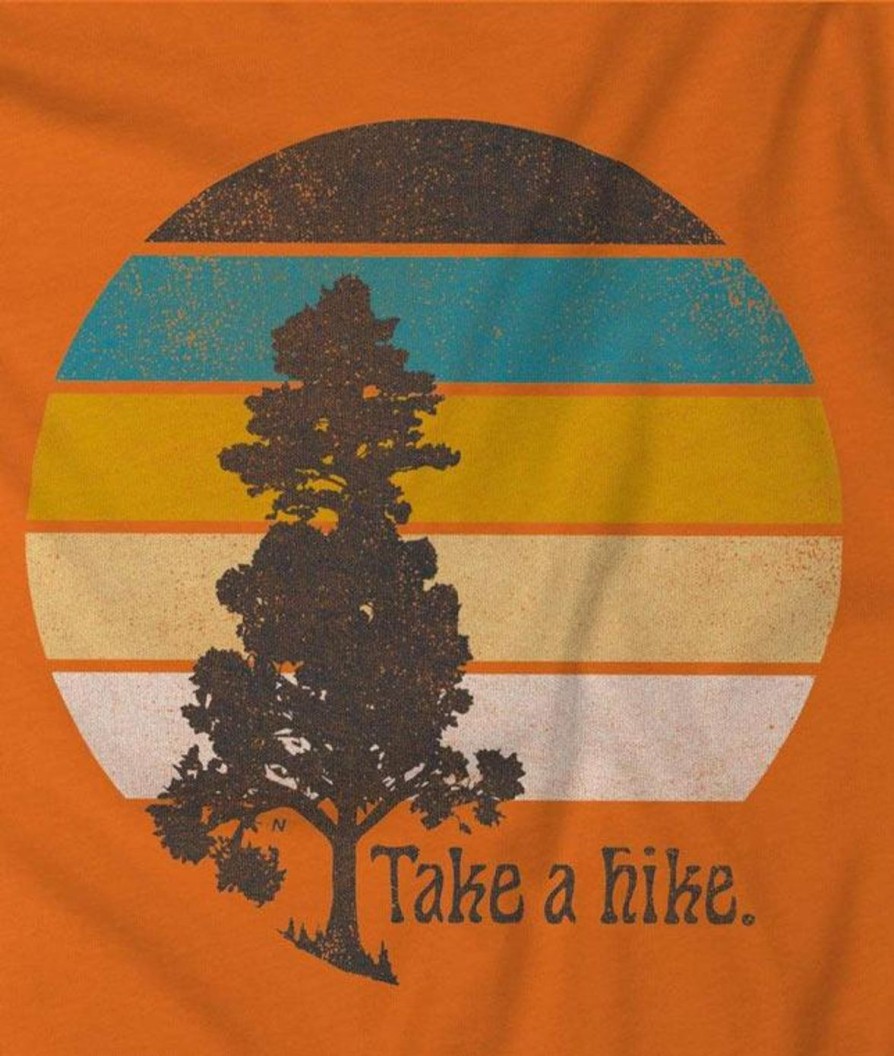 Nayked Apparel Men'S Ridiculously Soft Midweight Graphic Tee | Take A Hike