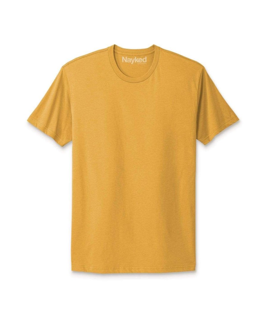 Nayked Apparel Men'S Ridiculously Soft Short Sleeve Crew Neck 100% Cotton T-Shirt | New Arrival Colors