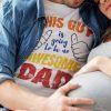 Nayked Apparel Men'S Ridiculously Soft Lightweight Graphic Tee | Awesome Dad-To-Be