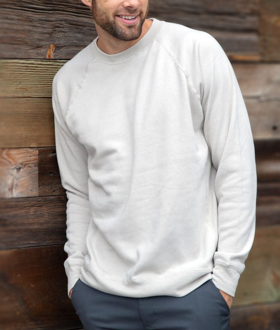 Nayked Apparel Men'S Ridiculously Soft Midweight Raglan Pullover