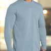 Nayked Apparel Men'S Big Ridiculously Soft Recycled Lightweight Long Sleeve T-Shirt