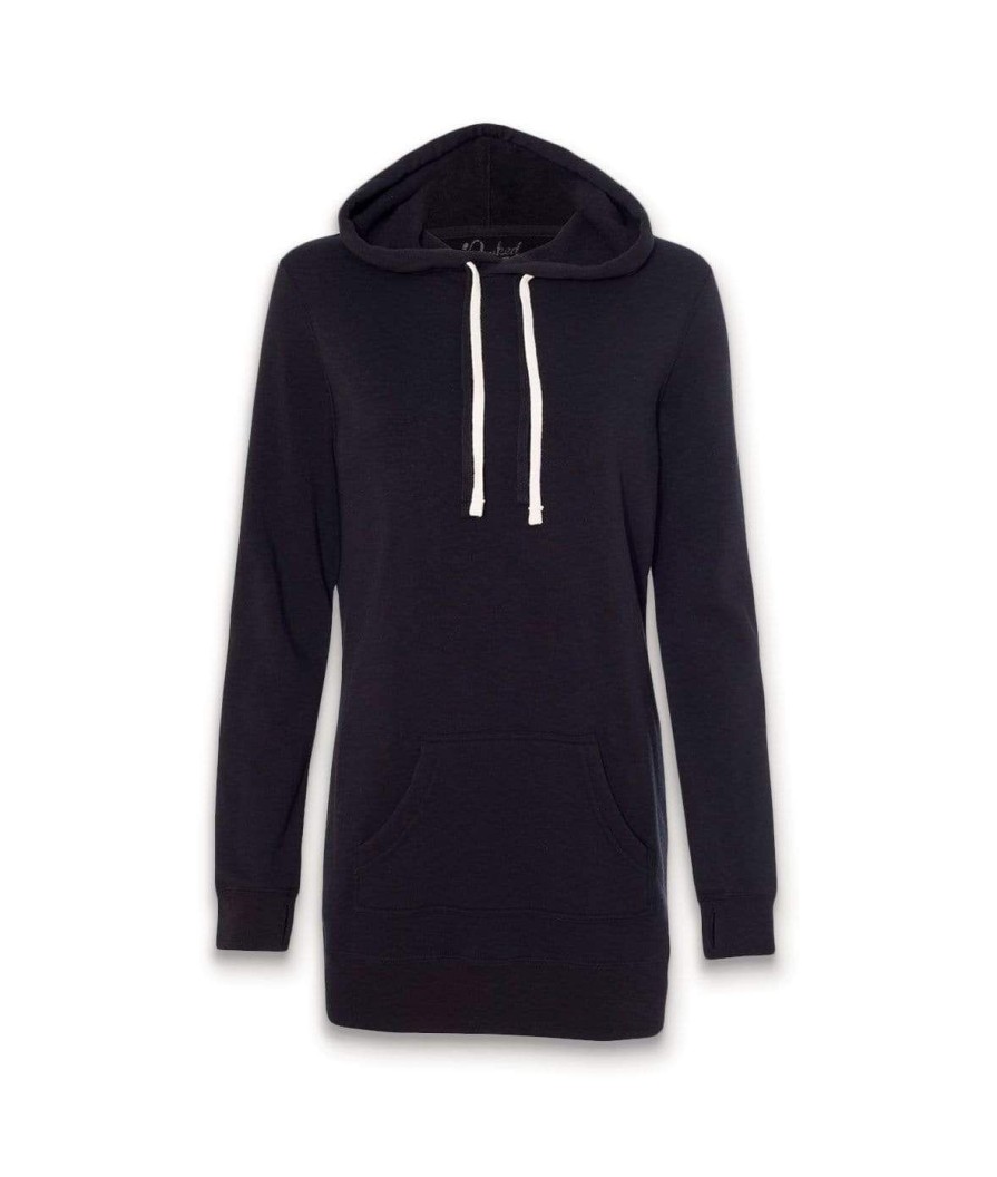 Nayked Apparel Women'S Ridiculously Soft Hooded Sweatshirt Dress