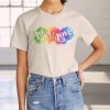 Nayked Apparel Uni Ridiculously Soft Lightweight Sueded Graphic T-Shirt | Love Is Love