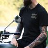 Nayked Apparel Men'S Ridiculously Soft Midweight Sueded Graphic Tee | American Motorcycles