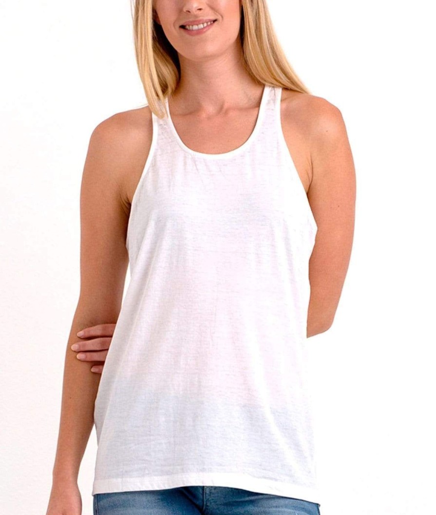 Nayked Apparel Ladies Ridiculously Soft Knotted Racerback Tank