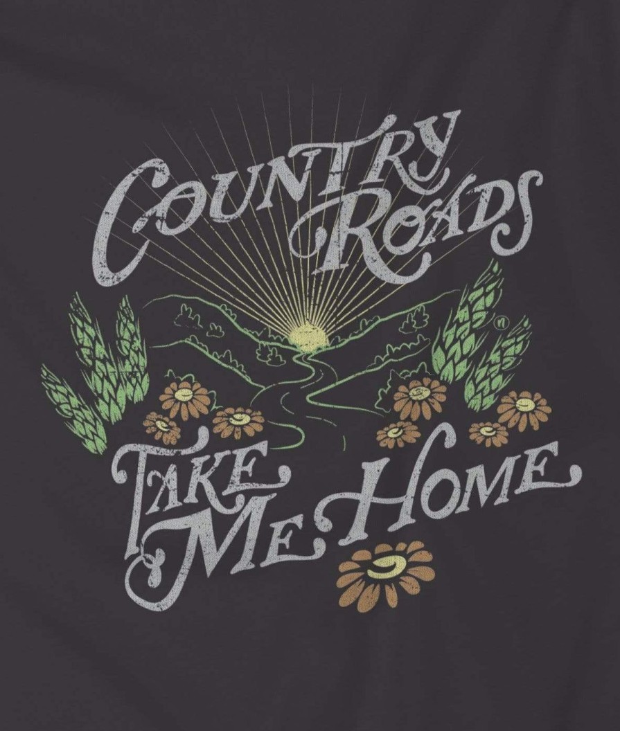 Nayked Apparel Women'S Ridiculously Soft Graphic Tee | Country Roads