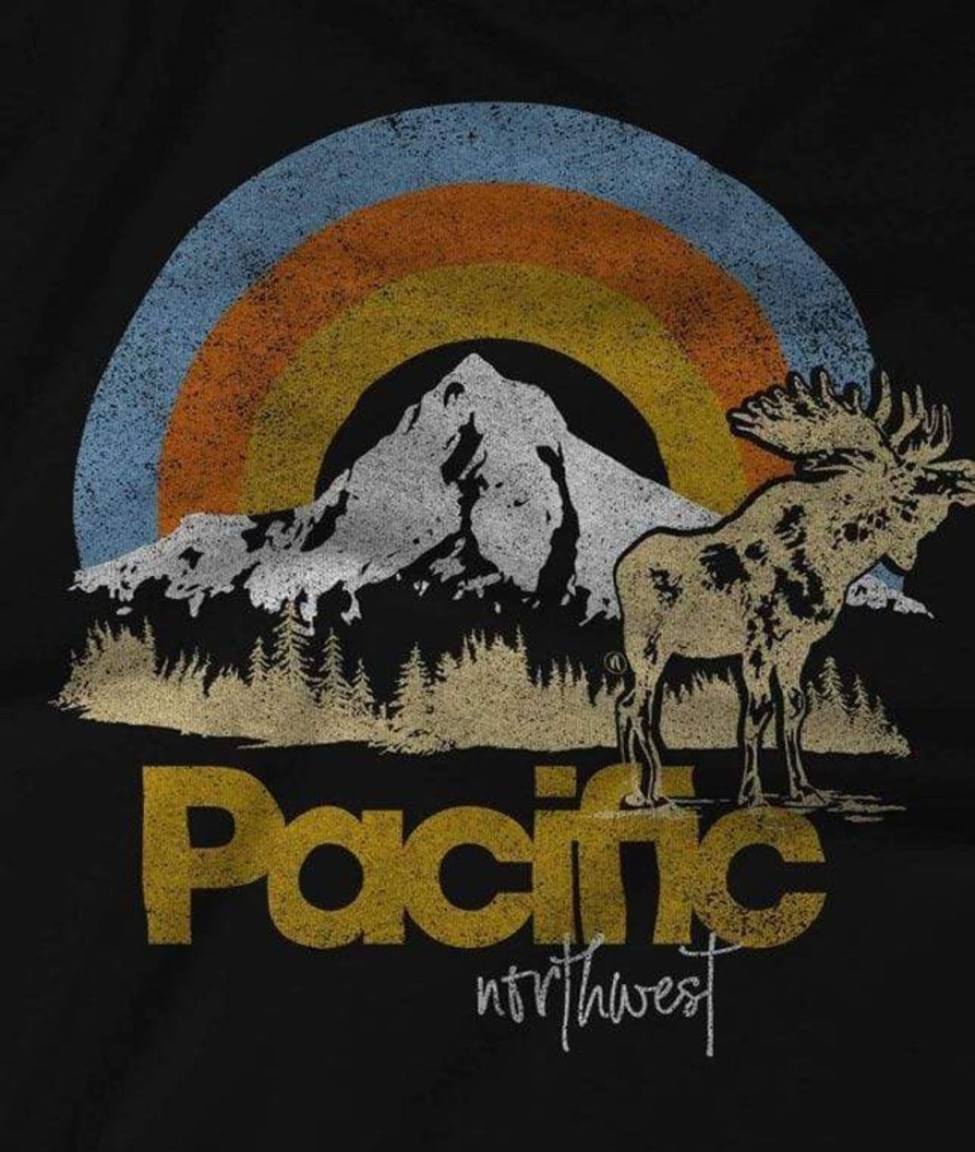 Nayked Apparel Women'S Ridiculously Soft Graphic Tee | Pacific Northwest