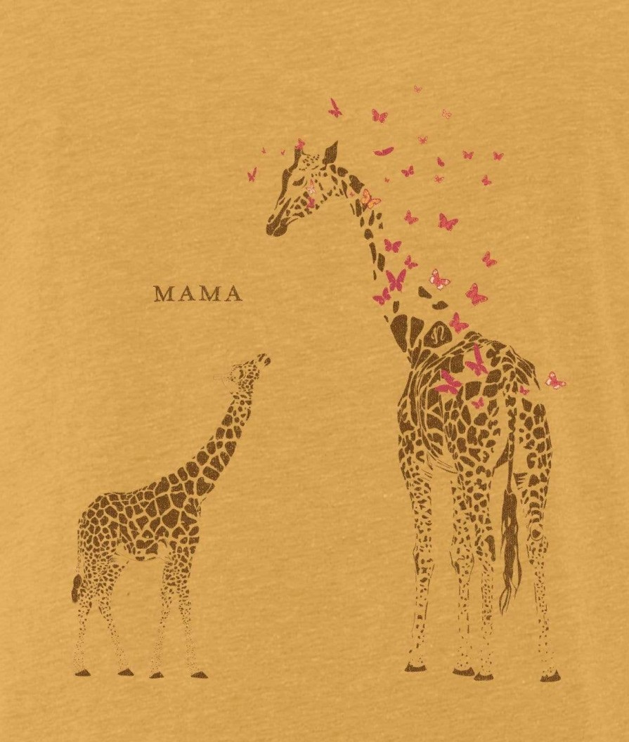 Nayked Apparel Women'S Split Side Graphic Tank | Mama Giraffe