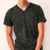 Nayked Apparel Men'S Marbled Jersey V-Neck T-Shirt