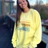 Nayked Apparel Women'S Ridiculously Soft Oversized Pigment-Dyed Graphic Sweatshirt | Sailboat