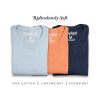 Nayked Apparel Men'S 3Pk Tri-Nayked Short Sleeve Crew Neck T-Shirts