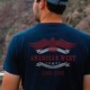 Nayked Apparel Men'S Ridiculously Soft Sueded Graphic Tee | American West