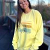 Nayked Apparel Women'S Ridiculously Soft Oversized Pigment-Dyed Graphic Sweatshirt | Sailboat