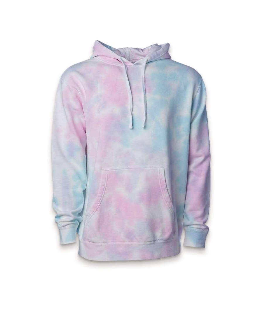 Nayked Apparel Women'S Ridiculously Soft Tie Dye Hooded Sweatshirt