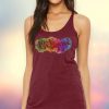 Nayked Apparel Women'S Ridiculously Soft Lightweight Graphic Racerback Tank | Love Is Love