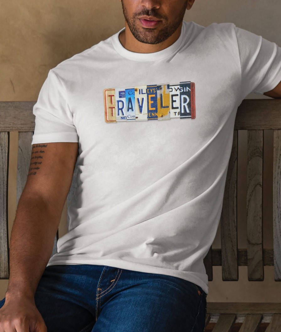 Nayked Apparel Men'S Ridiculously Soft Sueded Graphic Tee | Traveler