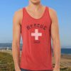 Nayked Apparel Men'S Ridiculously Soft Lightweight Graphic Tank Top | Cali Rescue