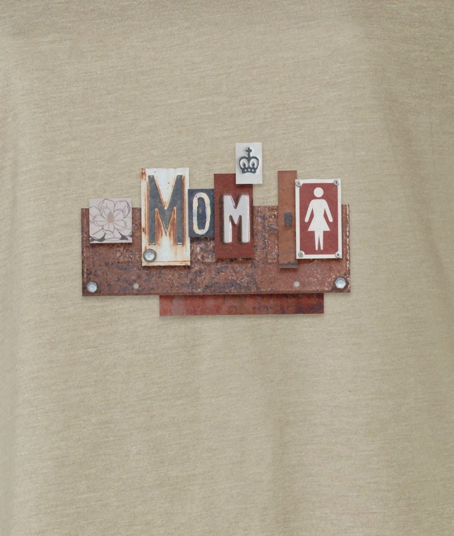 Nayked Apparel Women'S Ridiculously Soft Midweight Graphic Tee | License Plate Art: Mom