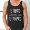 Nayked Apparel Men'S Ridiculously Soft Lightweight Graphic Tank | Stars & Stripes