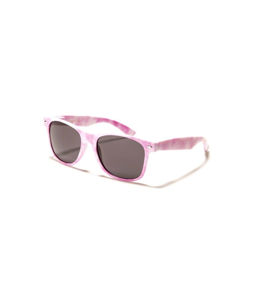 Nayked Apparel Retro Pastel Tie-Dye Sunglasses, Lifetime Guarantee