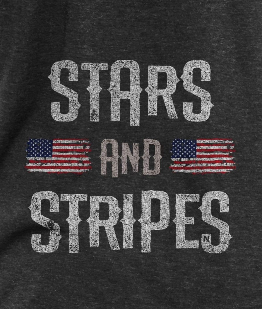 Nayked Apparel Men'S Ridiculously Soft Lightweight Graphic Tank | Stars & Stripes