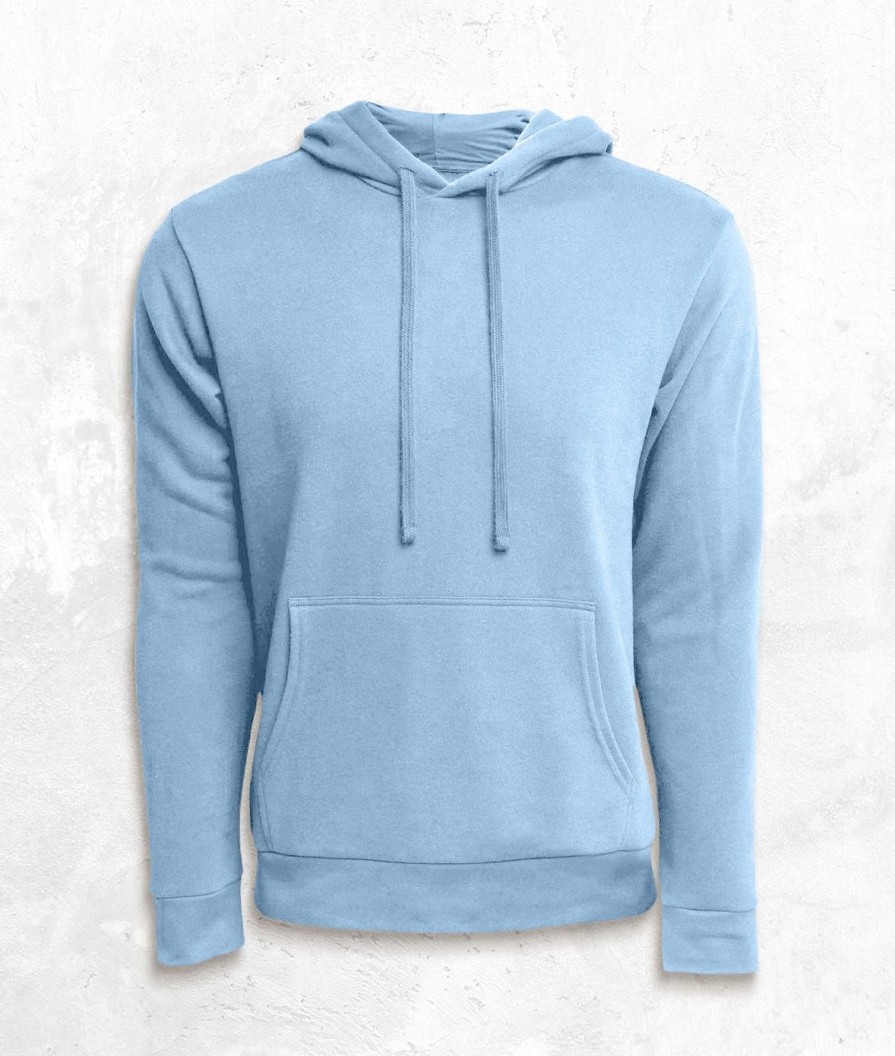 Nayked Apparel Men'S Soft Sueded French Terry Pullover Hoodie