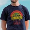 Nayked Apparel Men'S Ridiculously Soft Midweight Graphic Tee | Let'S Travel The World