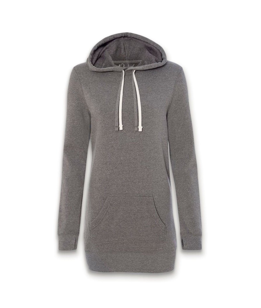 Nayked Apparel Women'S Ridiculously Soft Hooded Sweatshirt Dress