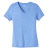 Nayked Apparel Women'S Ridiculously Soft Relaxed Fit Lightweight V-Neck T-Shirt