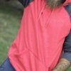 Nayked Apparel Men'S Ridiculously Soft Big Fleece Raglan Hoodie