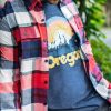 Nayked Apparel Men'S Ridiculously Soft Midweight Graphic Tee | Oregon