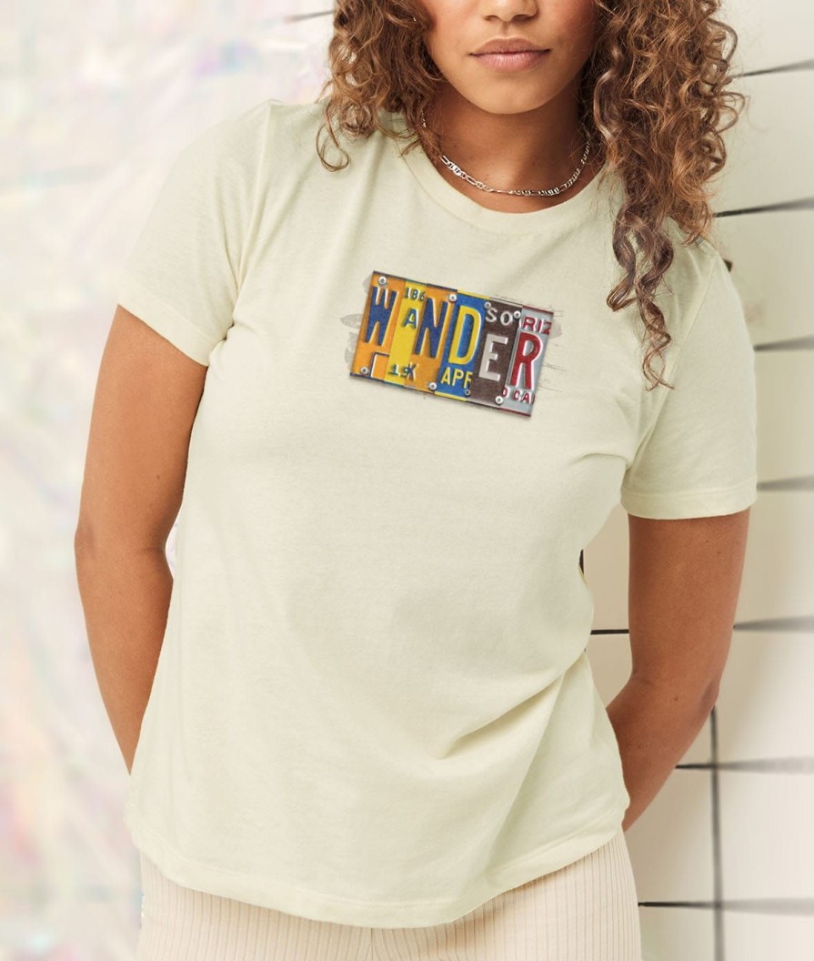 Nayked Apparel Women'S Ridiculously Soft Cotton Graphic Tee | Wander