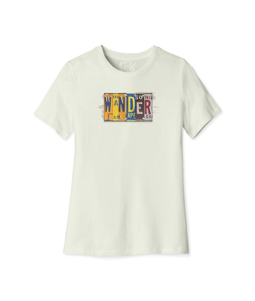 Nayked Apparel Women'S Ridiculously Soft Cotton Graphic Tee | Wander