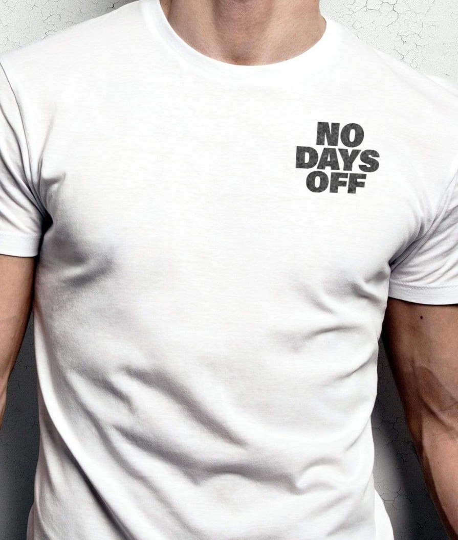 Nayked Apparel Men'S Ridiculously Soft Lightweight Graphic Tee | No Days Off