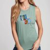 Nayked Apparel Women'S Ridiculously Soft Festival Graphic Muscle Tank | Stay Gold