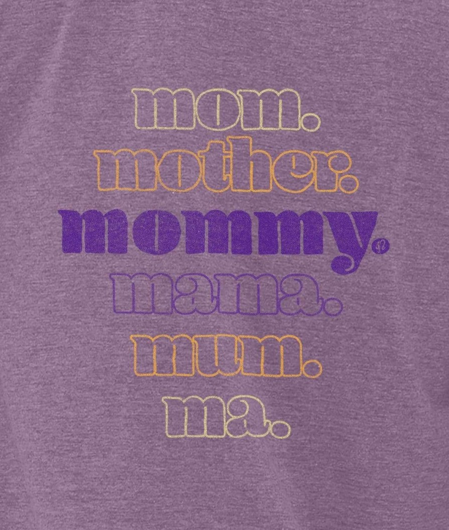 Nayked Apparel Women'S Ridiculously Soft Vintage Oversized Graphic Tee | Mommy