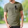 Nayked Apparel Ridiculously Soft Crew Neck Graphic T-Shirt | Don'T Give Up-Hike With Your Dog