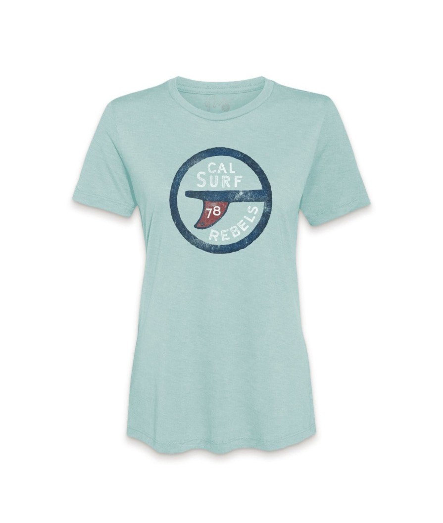 Nayked Apparel Women'S Surf Rebels Triblend T-Shirt