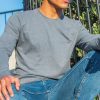 Nayked Apparel Men'S Ridiculously Soft Sueded Long Sleeve T-Shirt