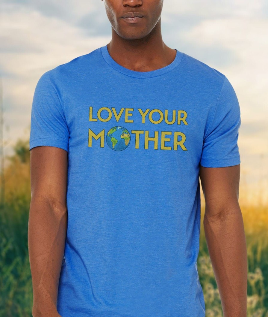 Nayked Apparel Ridiculously Soft Heather Sueded Graphic Tee | Love Your Mother